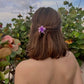 Pinza mini de cabello- flor morada