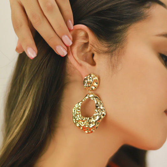 Aretes dorados mod 2