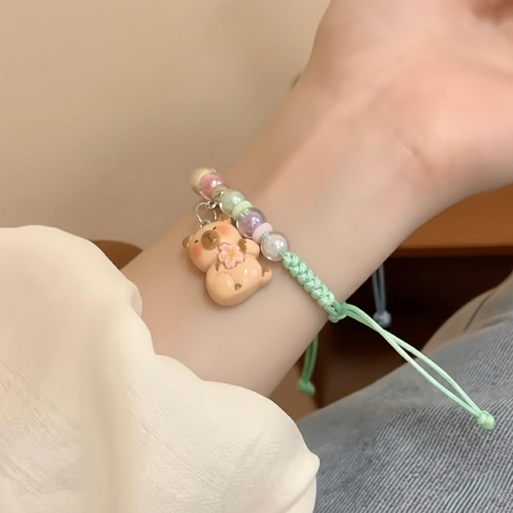 Pulsera capibara- verde