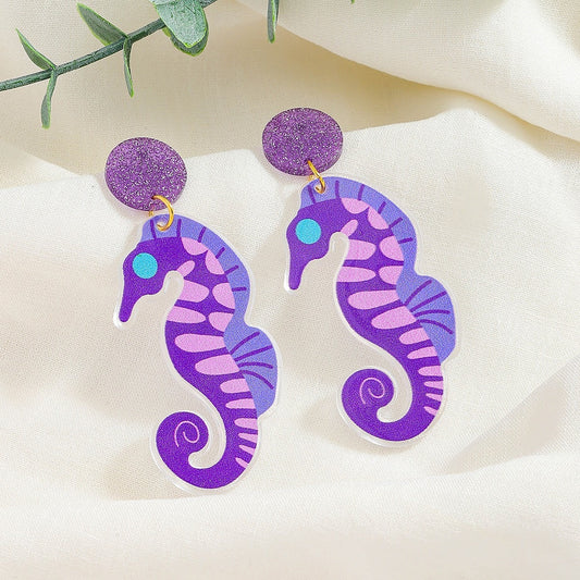 Aretes caballito de mar