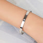 Pulsera plateada  - acero inoxidable