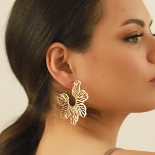 Aretes GLAM flores