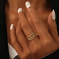Anillo de picos - acero inoxidable