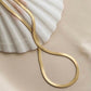 Collar estilo piel de serpiente - Acero inoxidable