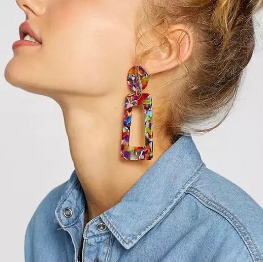 Aretes de rectángulos de colores