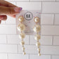Aretes de perlas colgantes