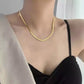 Collar estilo piel de serpiente 3mm- Acero inoxidable