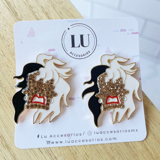 Aretes villana mod3